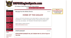 Desktop Screenshot of dapsseaglessports.com